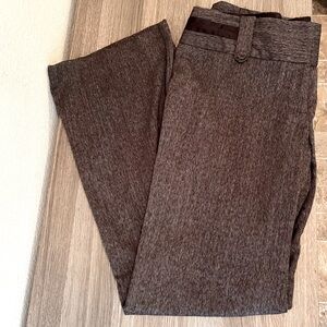 Brown Wide Leg Slacks Juniors Size 13